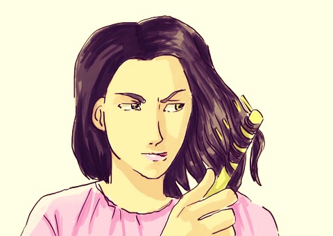 Try not to brush your hair too much. To avoid tangles, put your hair in a loose braid or bun at night if you can. If you can't it shouldn't be too knotted. Brush your hair with a boar bristle brush. Also, do not use plastic or metal elastics in your hair.