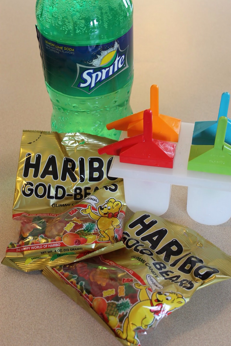 -gummy bears
-sprite
-Popsicle containers
**OPTIONAL**
-vodka