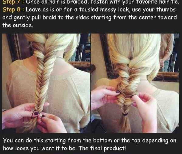 Simple Fishtail Braid Tutorial 