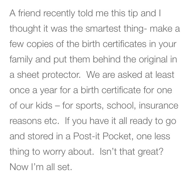 Great Idea For Organizing Everything Family Related, Babysitter Info, School Info, Bills, Etc...