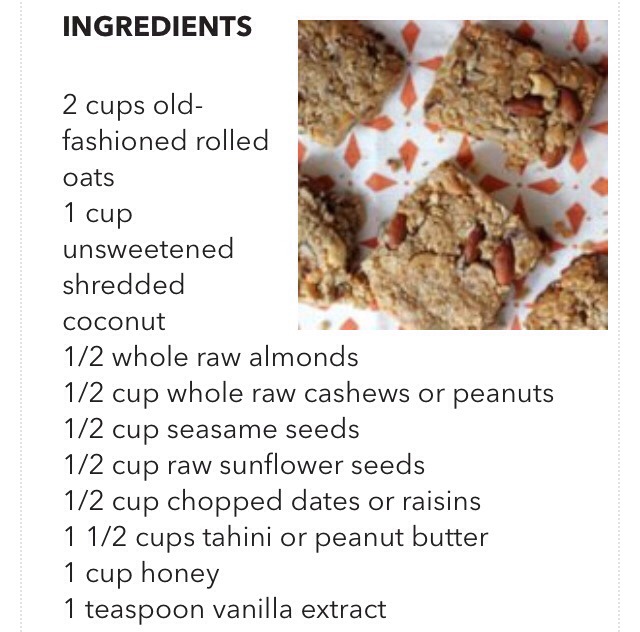 😋Pre-Workout Perfection- Coconut Almond Energy Bars! Yum!😋