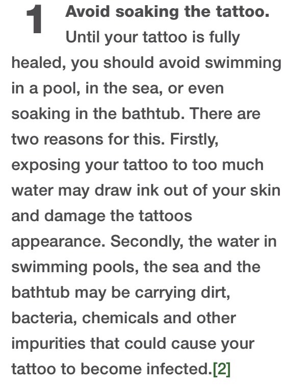 How To Care For A New Tattoo✨