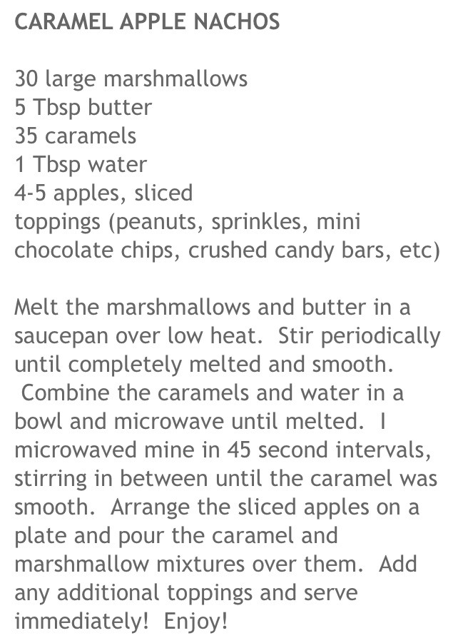 Caramel Apple Nachos