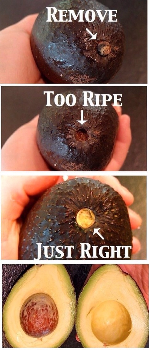 How to tell if avocado is right!