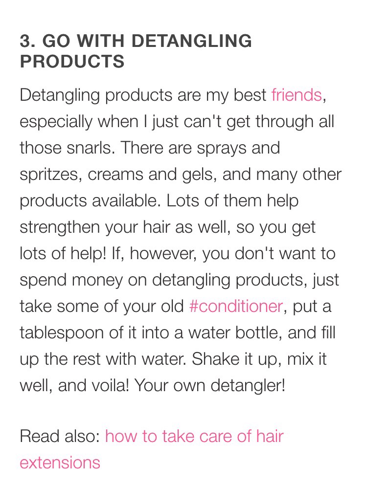 11 Tips To Prevent Tangled Hair