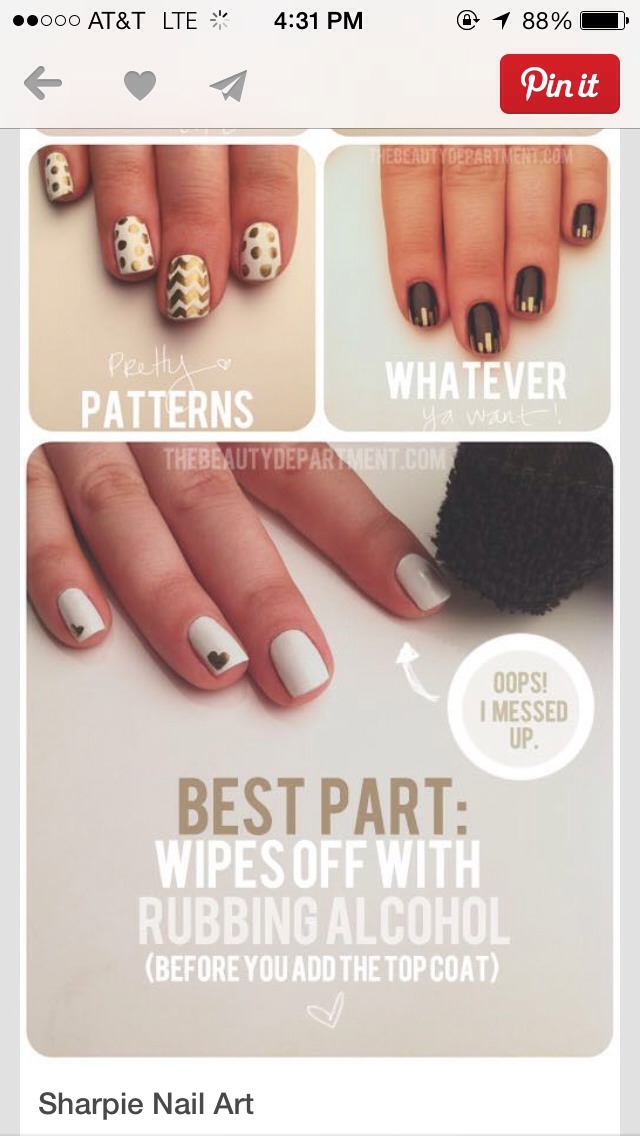 Sharpie Nail Art😍😍