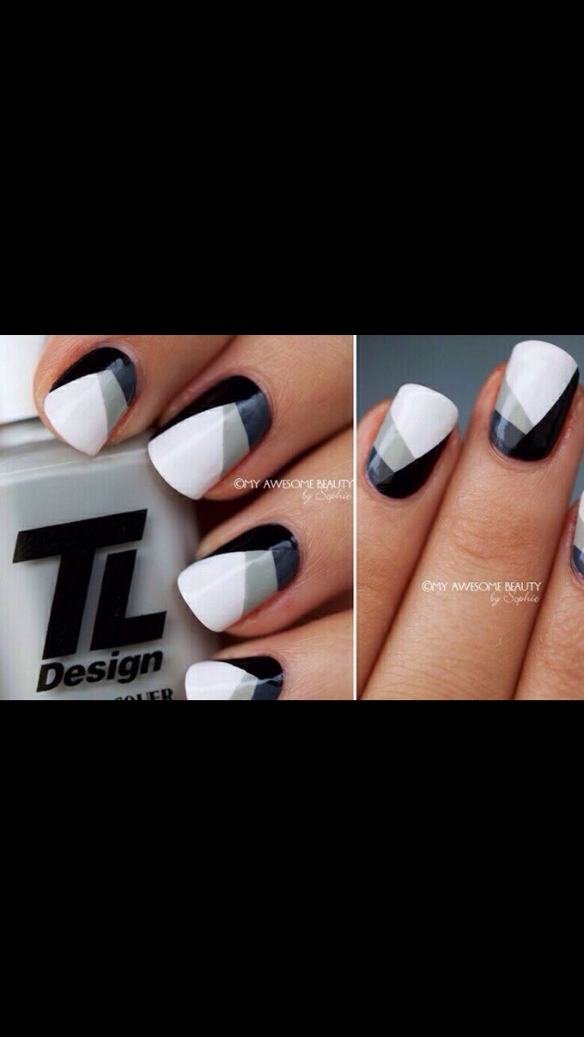 Diy On What To Do With Black And Gray Nail Polish