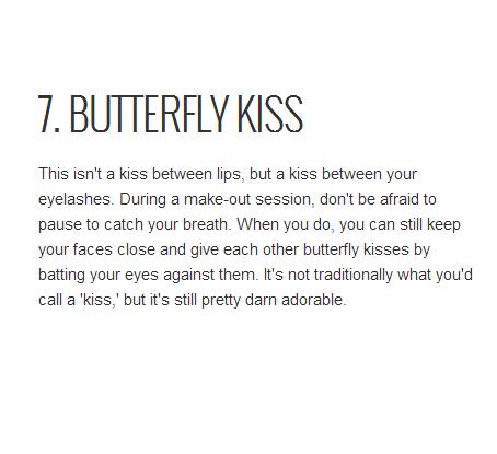 Types Of Kisses To Give Your Partner