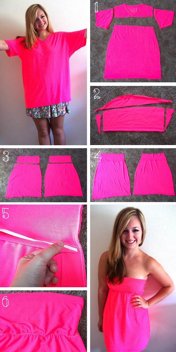 Diy Old Tshirt In Awesome Dress (must See) Like👍 Before Safe)