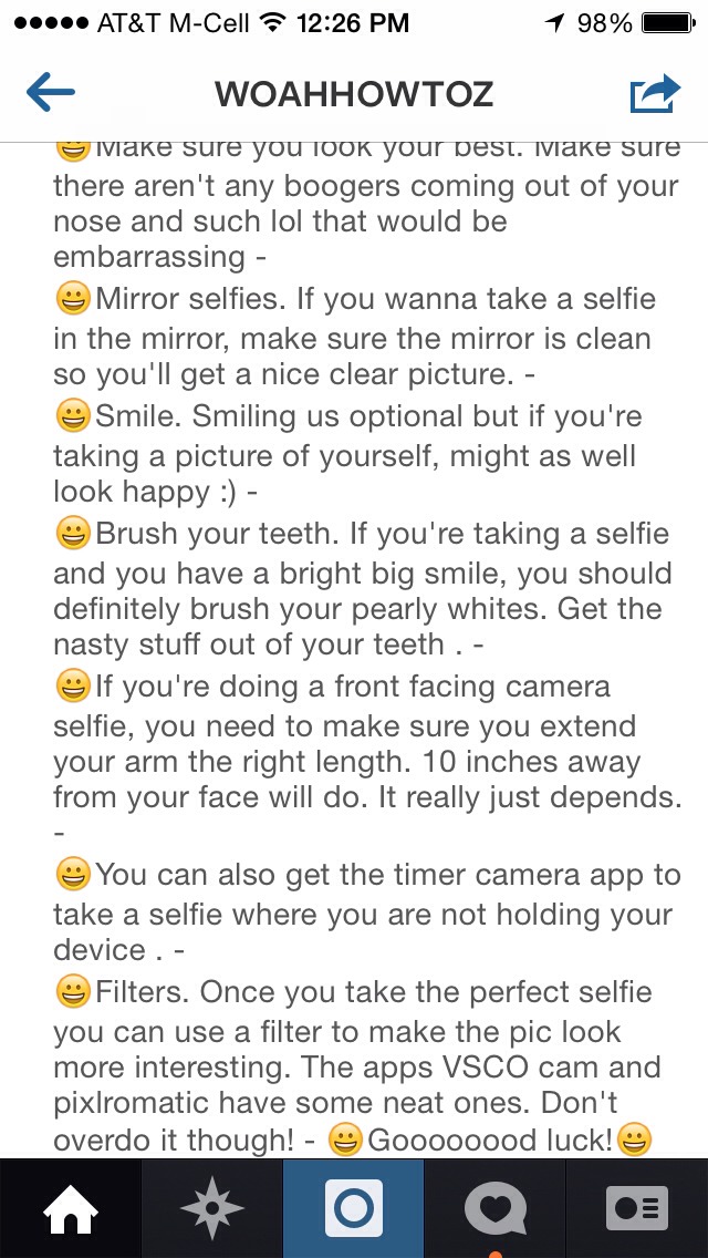 How to take great selfies💋