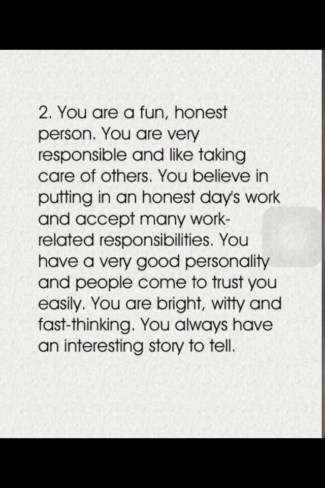 Personality Test!