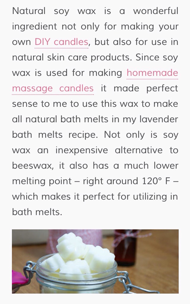 NATURAL HOMEMADE LAVENDER BATH MELTS RECIPE 🛁💜