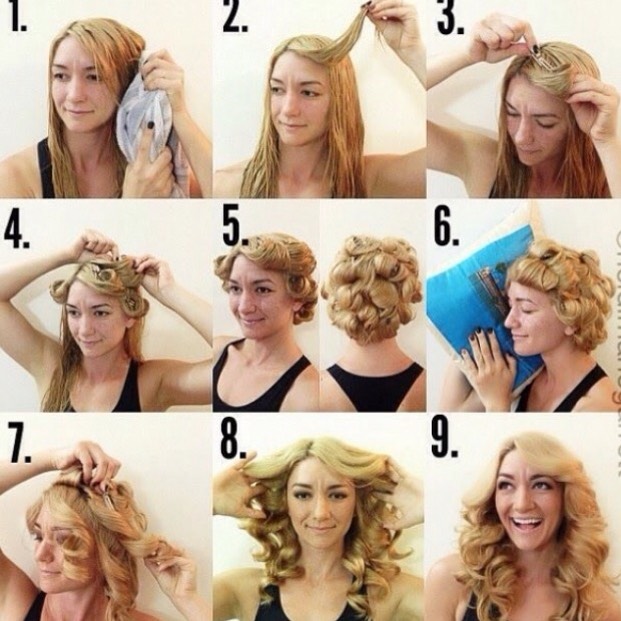 Pin/Clip Curls!