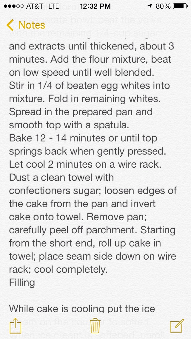 Chocolate Rolled Ice Cream Cake