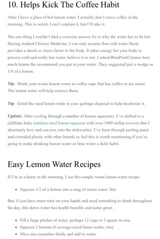 10 Reasons To drink Warm Lemon Water In The Morning 