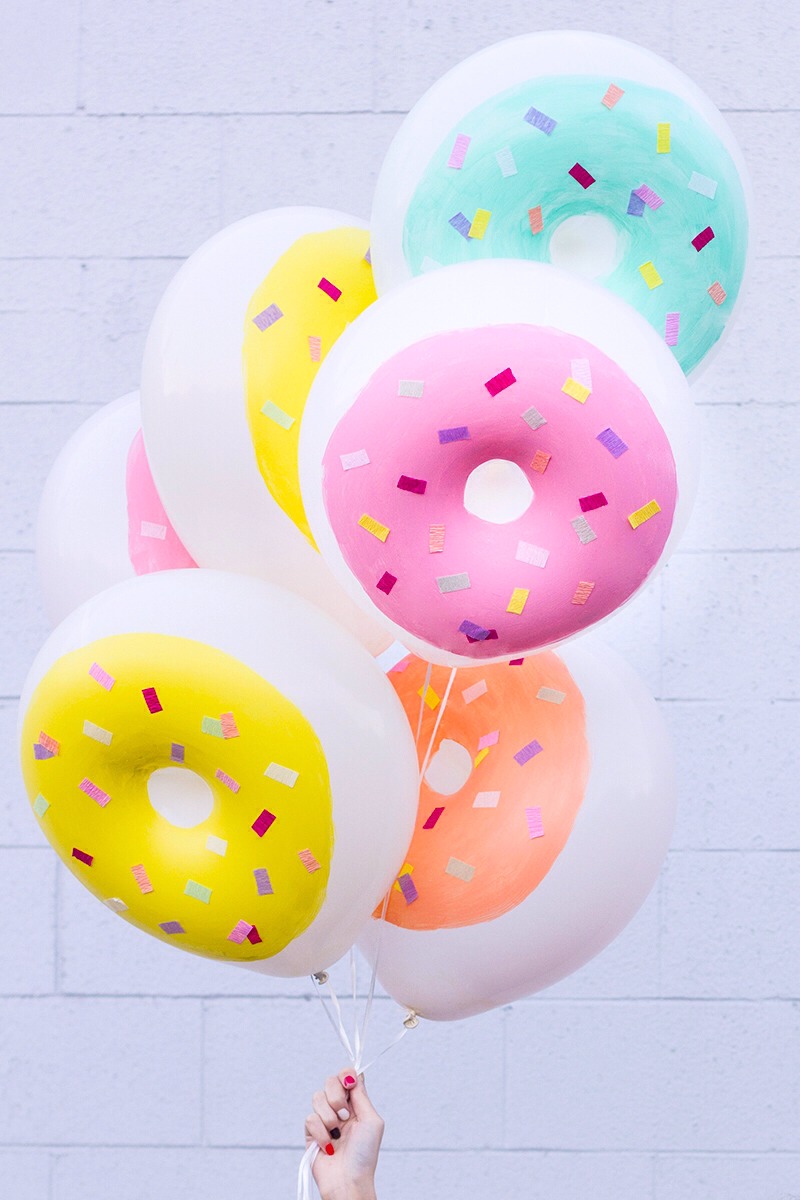 Different shapes and sizes of balloons will really make a more fun party.