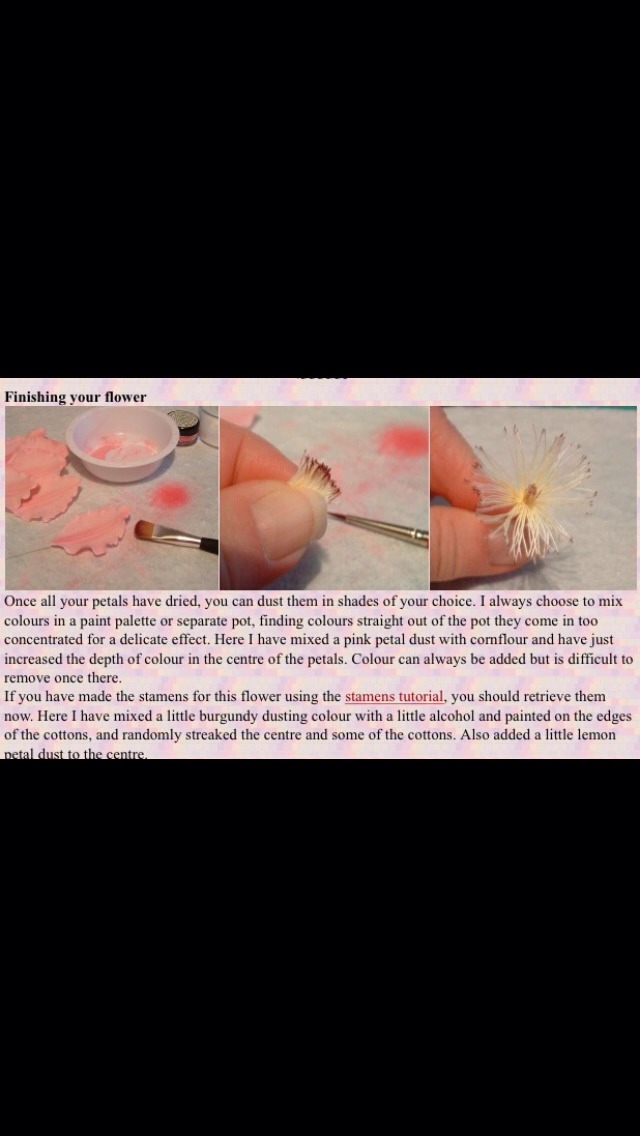 Step 5. Finishing off your beautiful flower. 