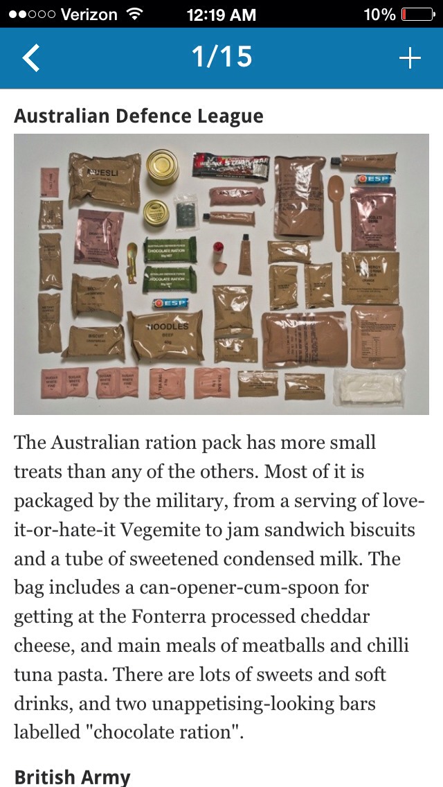 International Army Food Rations From Around The World 🌍🌎🌏