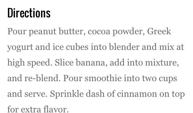 Banana Peanut Butter Energy Boosting Smoothie