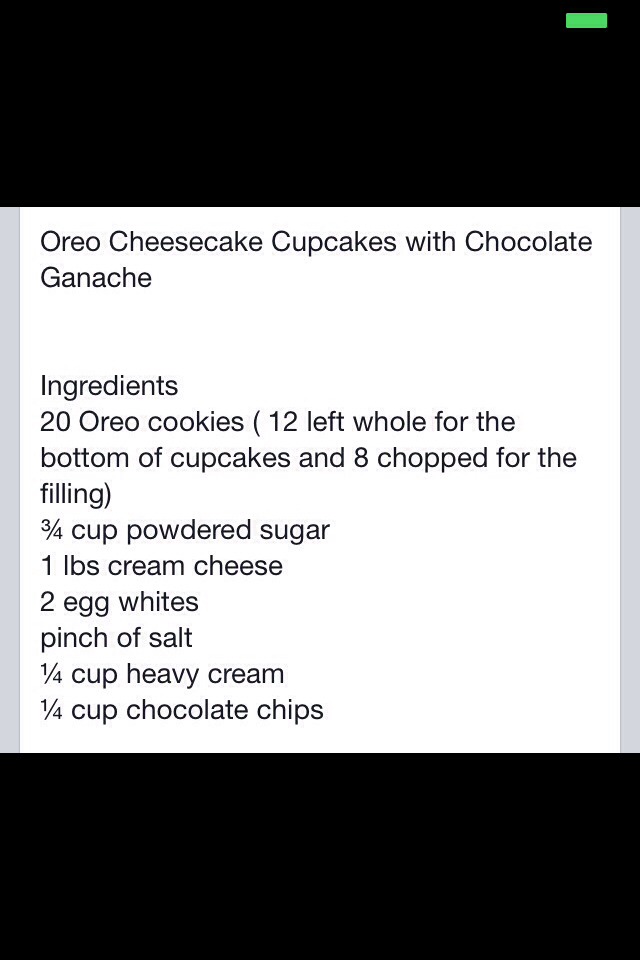 Oreo Cheesecake Cupcakes