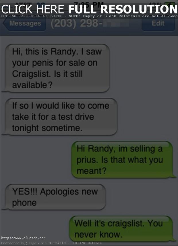 funny text mesages