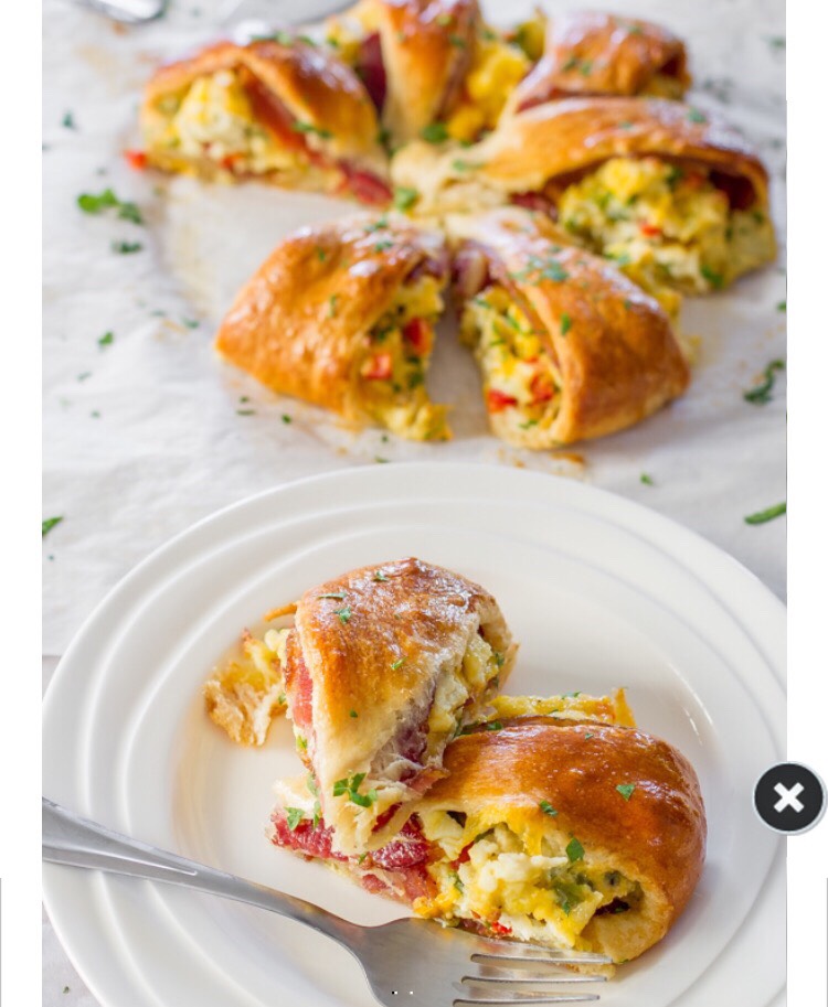 Crescent Bacon Breakfast Ring!! 