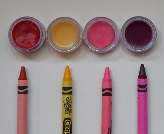 7. Using crayons to create lipstick and eyeliner.
Mixing and melting crayons with oils to create cheap and colorful makeup is best avoided. They may be “nontoxic,” but experts state that this does not mean that they are safe for use on skin. Plus, the process is far more time consuming!