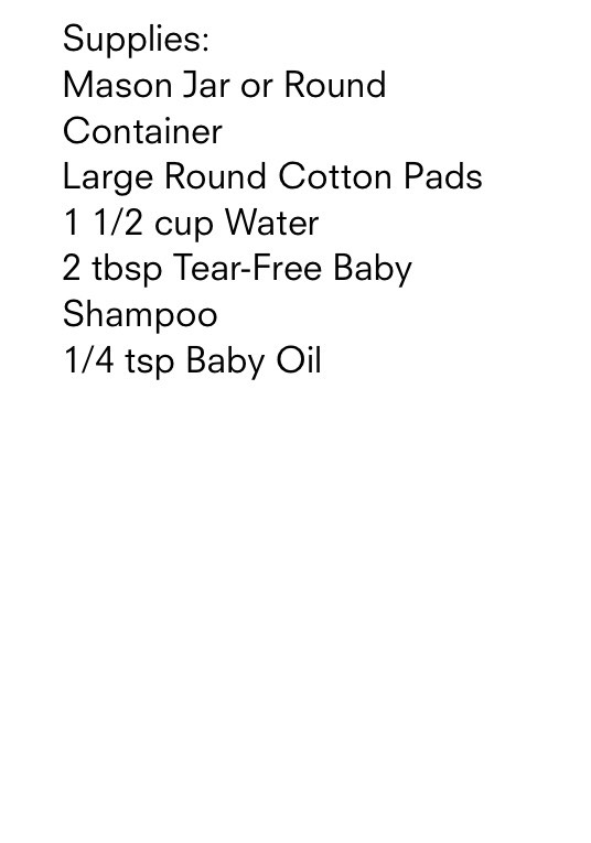 DIY Makeup Remover Pads