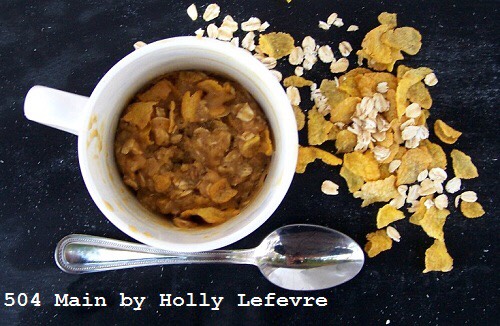 Oatmeal Crunch Mug Cookie