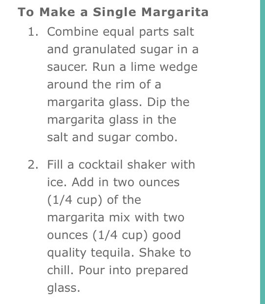 HOMEMADE MARGARITA #SummerVibes