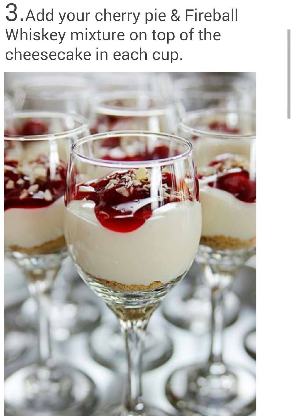 Fireball Whiskey Cherry Cheesecake Shots!!