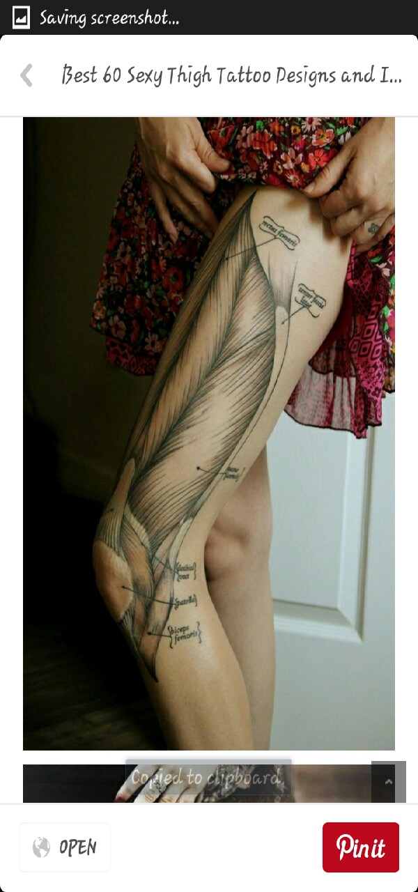 Sexy Thigh Tattoos And Designs For Women! 