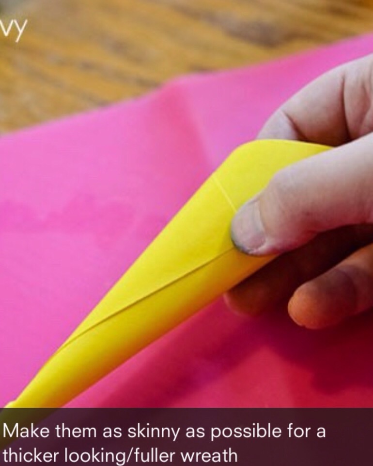 How To Make A Paper Wreath #tipit