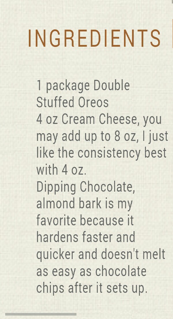 Oreo Truffles no baking requrie