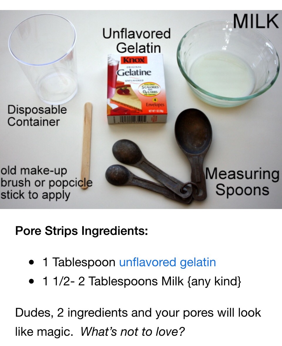 DIY Pore Strips With Only Two Ingredients. 😍