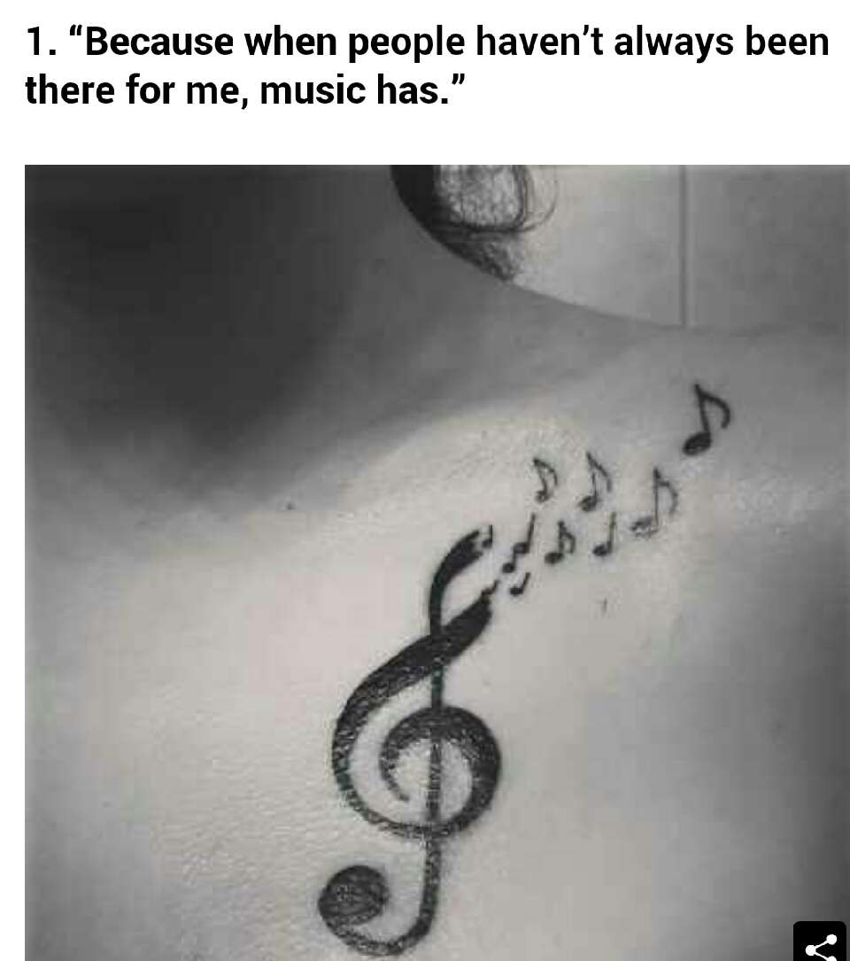 26 Inspiring Tattoos  All Music Lovers Will Appreciate!