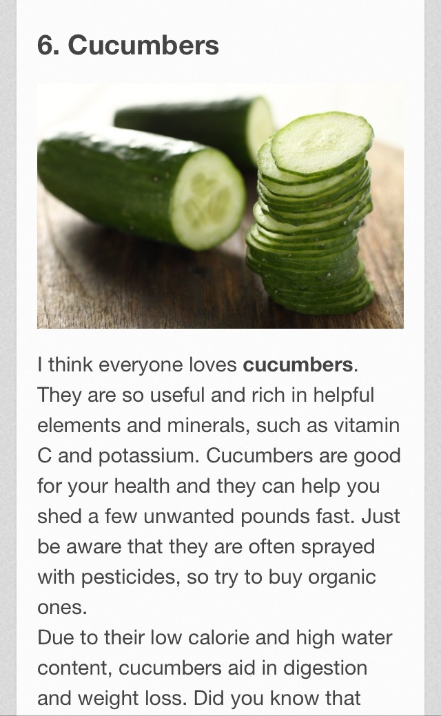 Foods To Eat To Trim Down Your Body Naturally! 👍💪👍💪