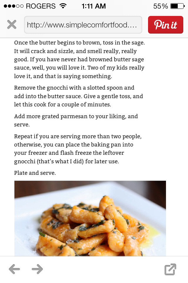 Butternut Squash Gnocchi