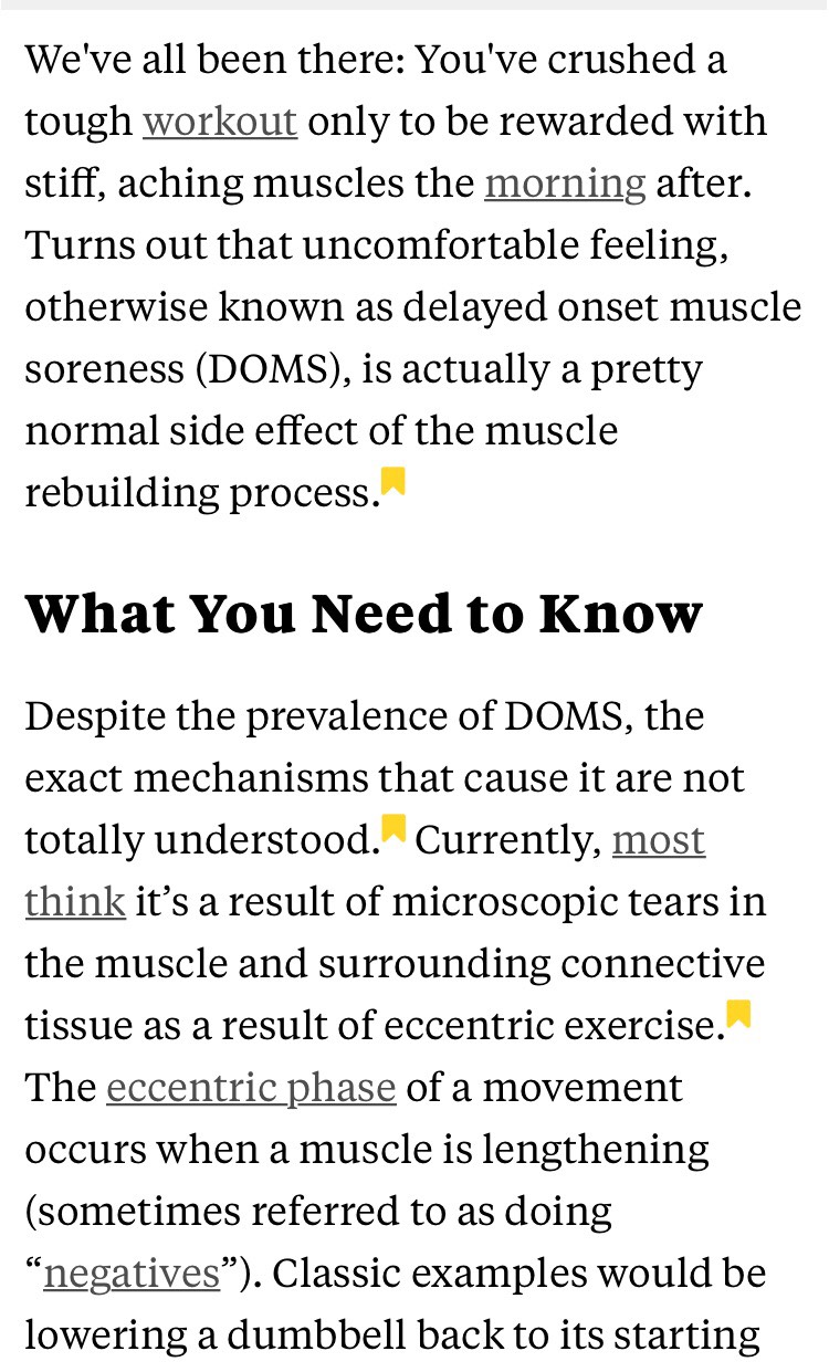 Muscles Soreness After Workout out