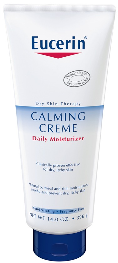 If you do nothing else on this list, finish with Eucerin Calmin Cream lotion.  Don't worry...it doesn't burn at all.  It is a little pricey, but it is SO worth it! If I have to use a different product than the ones I've listed, this lotion will still save me (as long as it is just one time. Haha).