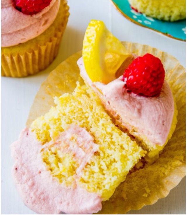 Raspberry Lemon Cupcakes