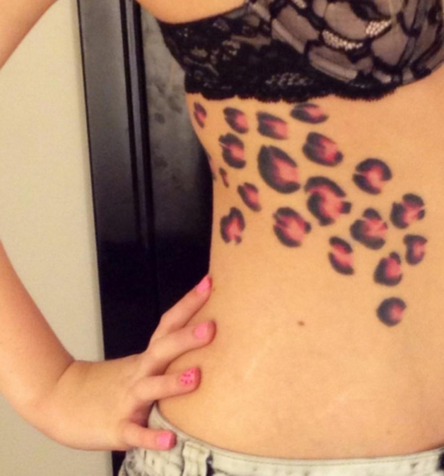 Beautiful Leopard Print Tattoos For Women!!