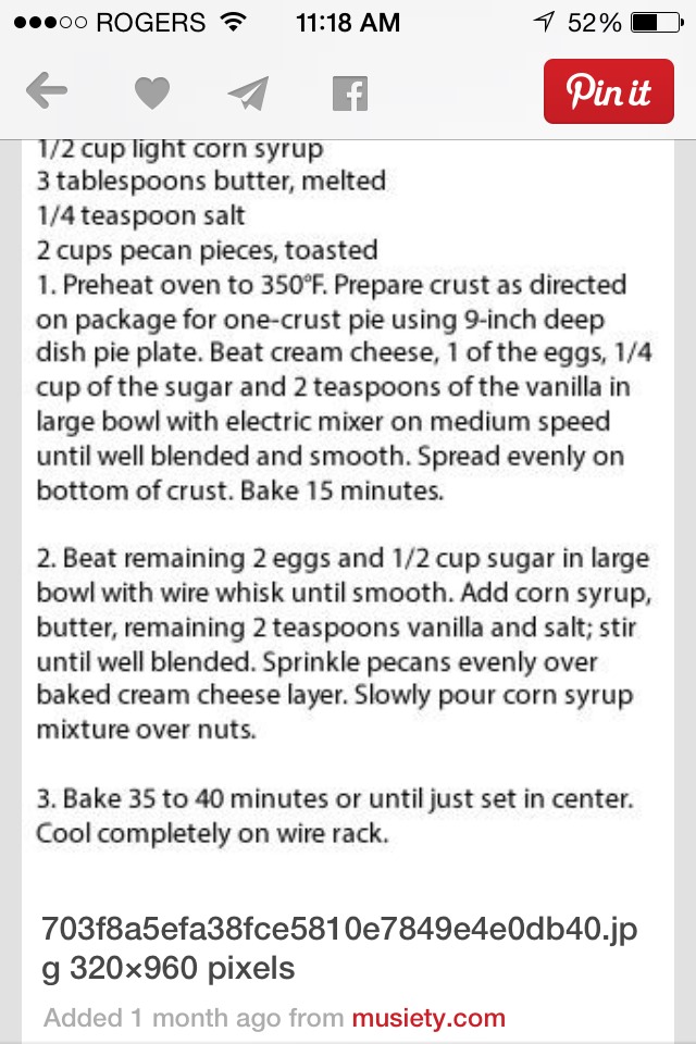 Vanilla Pecan Pie