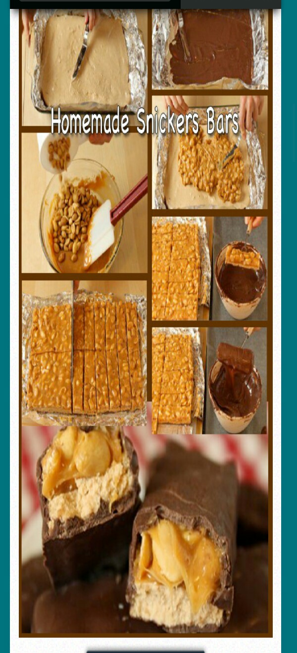 Homemade Snicker Bars!
