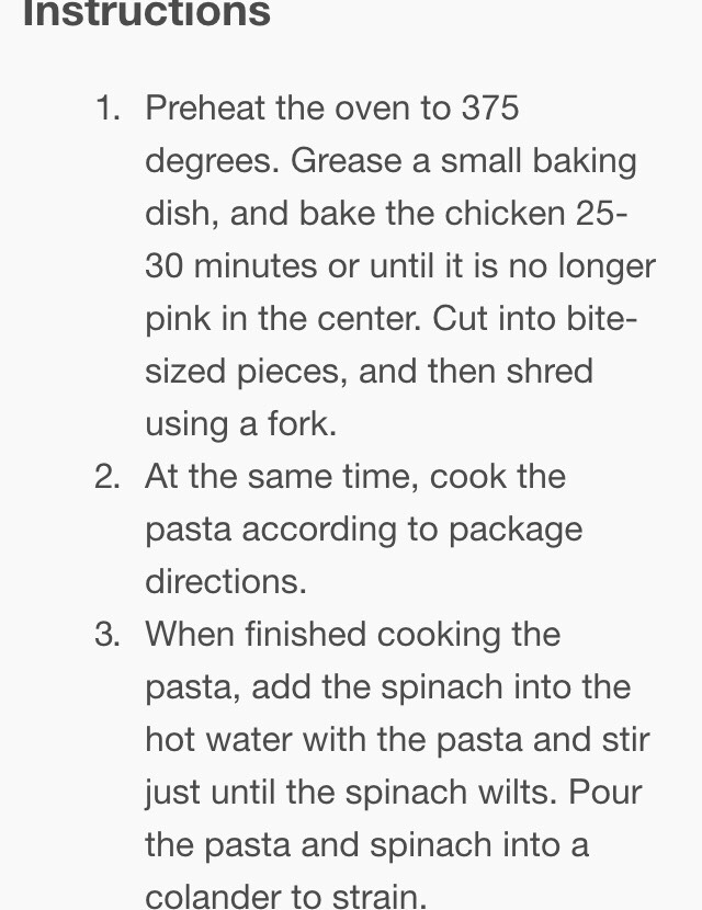 Chicken Penne Bake!