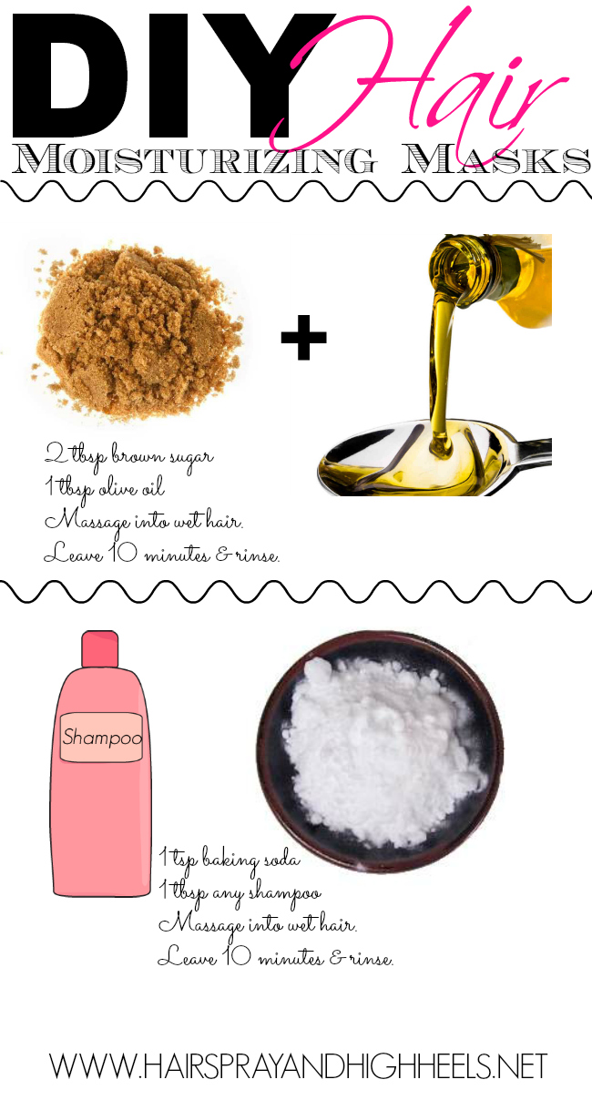DIY Hair Masks Homemade Natural 