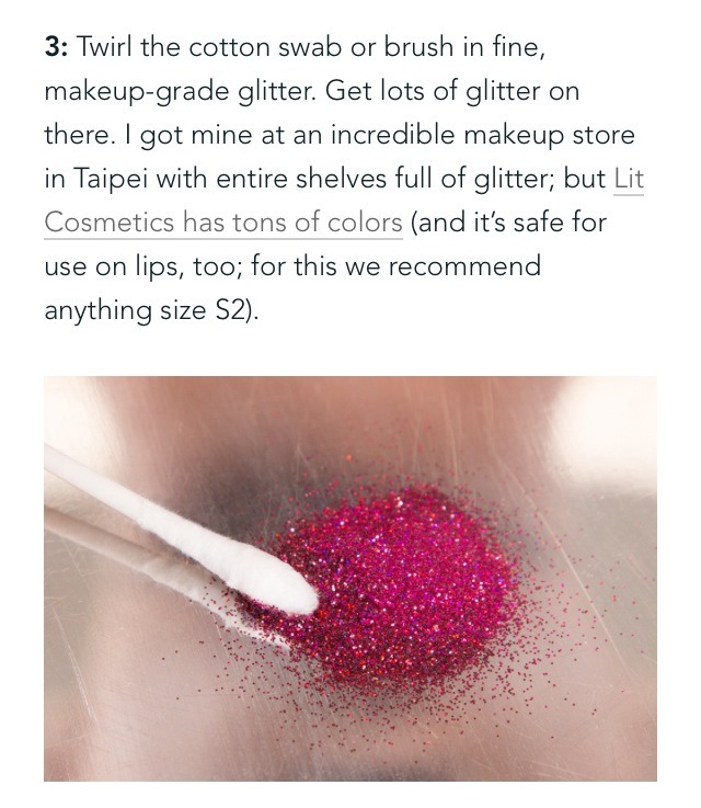 Dazzling Glitter Lips ! 