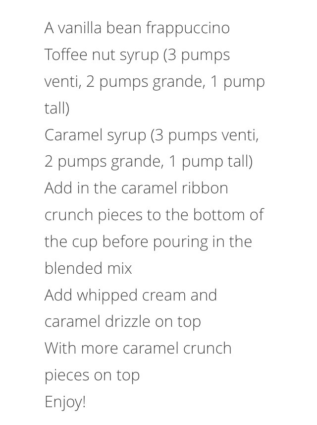 15 Secret Starbucks Menu Recipes 👍☕️