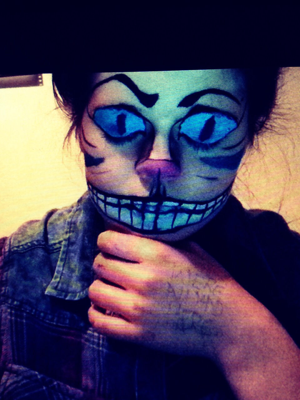 Alice In Wonderland Inspired Face Paint
