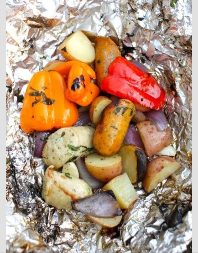 Fresh Veggies in Foil!